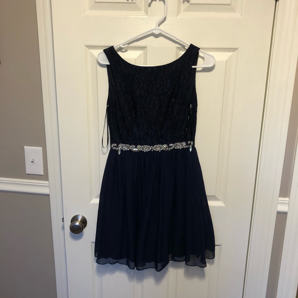 Little purple dress.